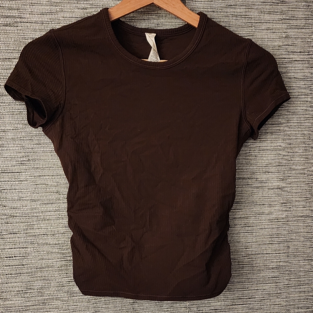 🍋Lululemon Athletica All it Takes Tee in Espresso ☕️